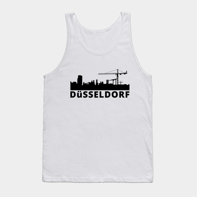 Dusseldorf Skyline | Germany Tank Top by Merch4Days